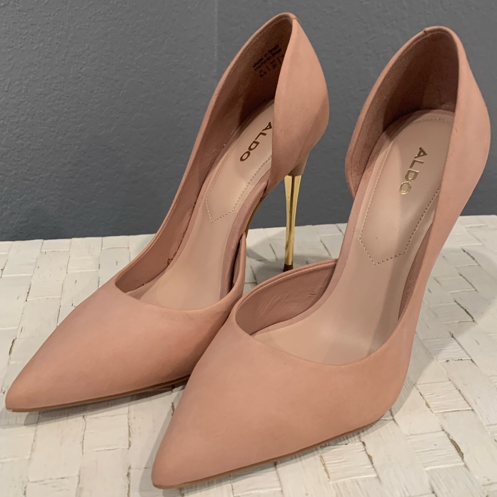 ALDO Pink Suede Heels | Size: 6.5